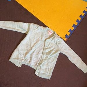 Toddler 3T mint greet cardigan/sweater